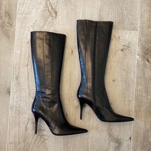 Charles David Leather Knee High Boots